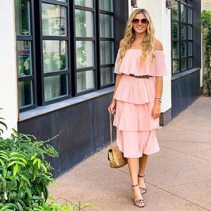 Off the shoulder dress